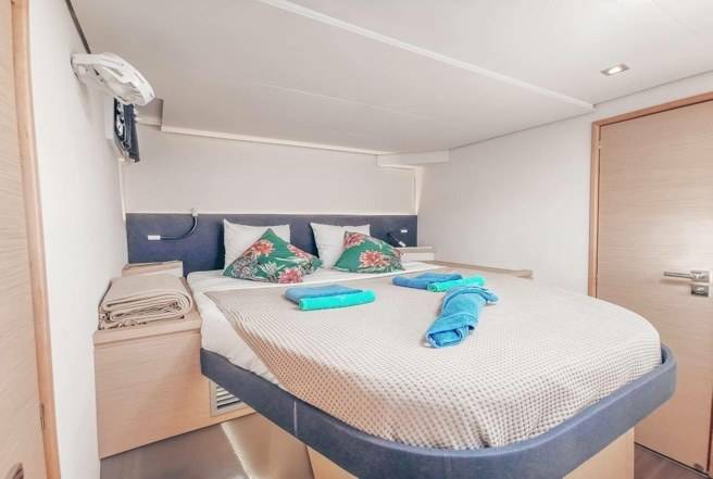Private cabin on the yacht