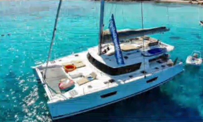 Private yacht in Zanzibar waters